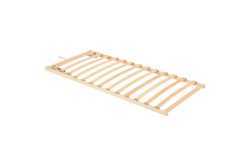 Sängyn sälepohja 13 sälettä säädettävä yläosa 90x200 cm - Ruskea - Huonekalut - Sänky - Sängyn lisävarusteet & sängynpäädyt - Sälepohjat