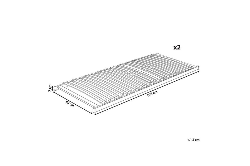 Sängyn pohja säleillä Vouziers - 160x200 cm - Huonekalut - Sänky - Sängyn lisävarusteet & sängynpäädyt - Sälepohjat