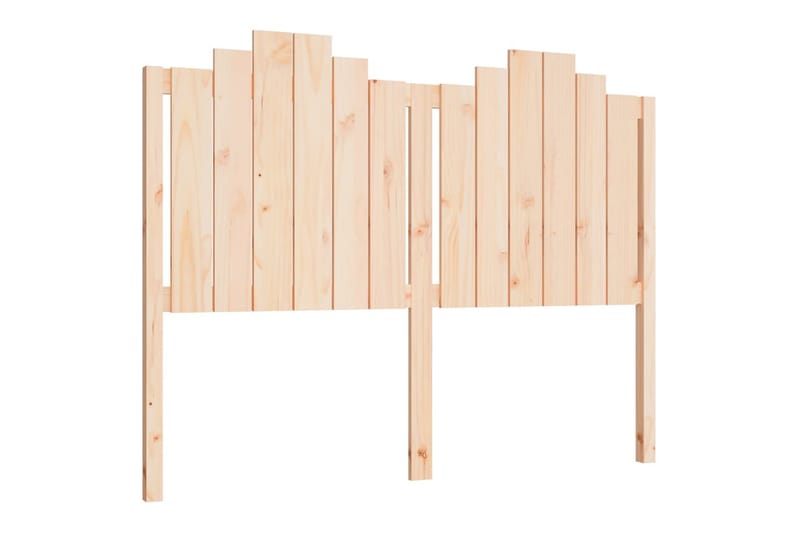 Sängynpääty 141x4x110 cm täysi mänty - Ruskea - Huonekalut - Sänky - Sängyn lisävarusteet & sängynpäädyt - Sängynpääty