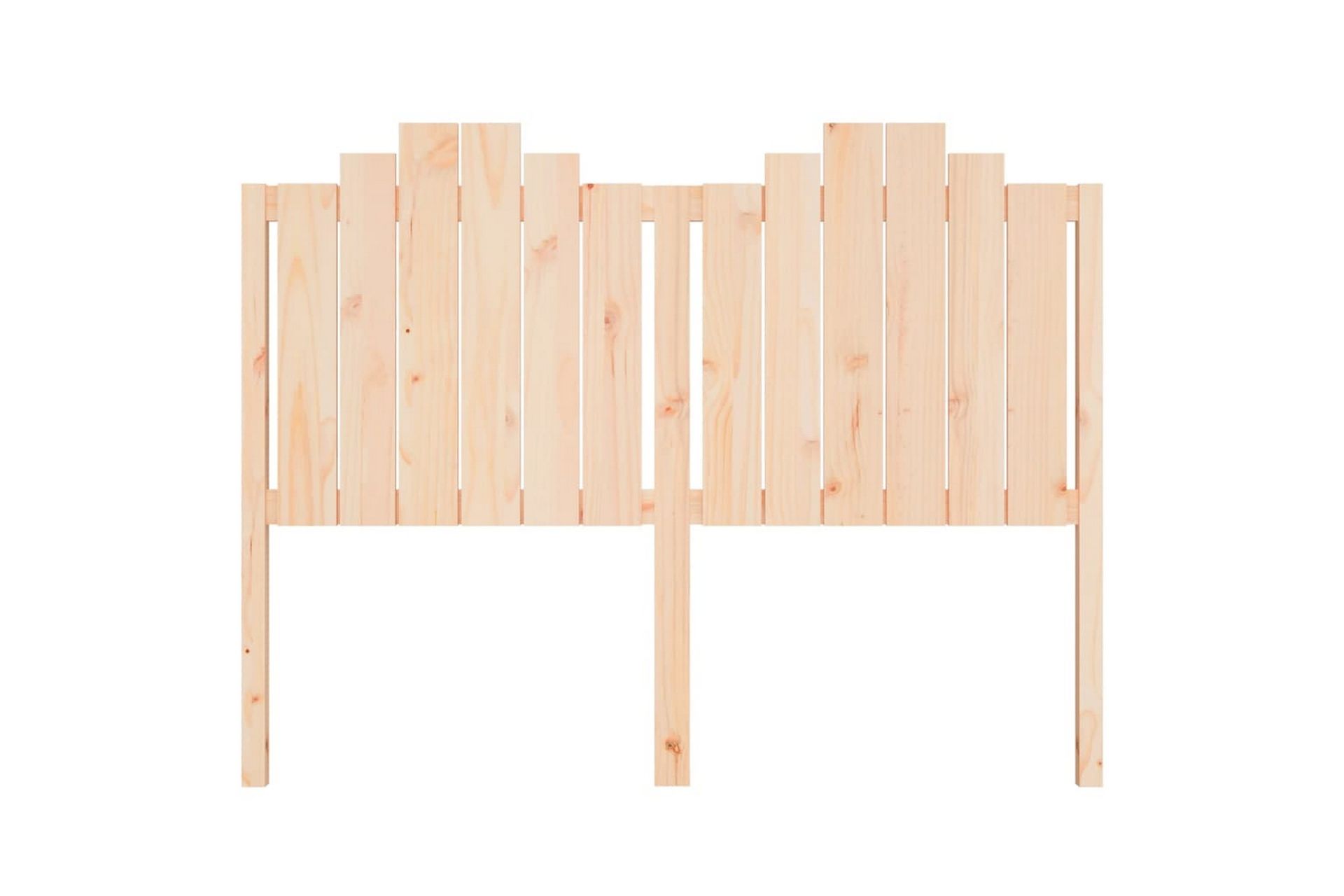 Sängynpääty 141x4x110 cm täysi mänty - Ruskea - Huonekalut - Sänky - Sängyn lisävarusteet & sängynpäädyt - Sängynpääty