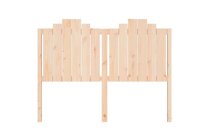 Sängynpääty 141x4x110 cm täysi mänty - Ruskea - Huonekalut - Sänky - Sängyn lisävarusteet & sängynpäädyt - Sängynpääty