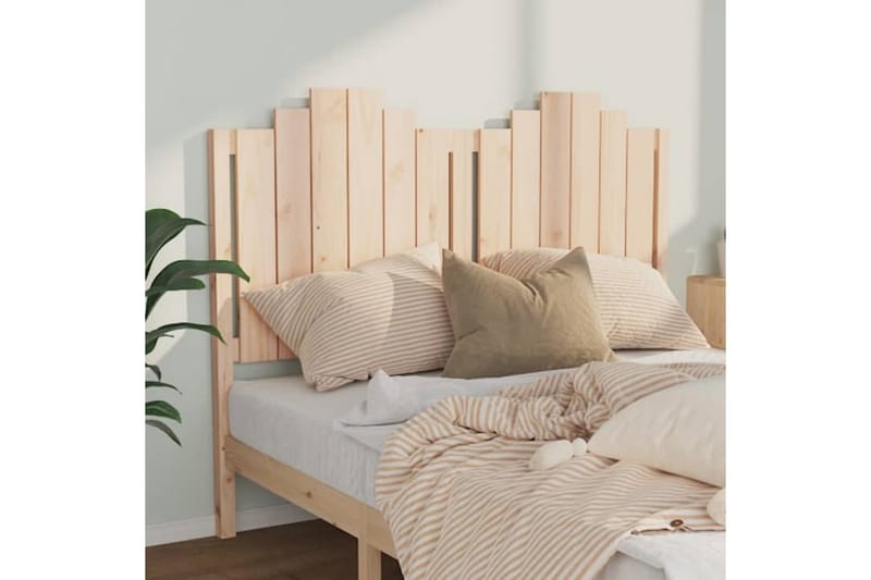 Sängynpääty 146x4x110 cm täysi mänty - Ruskea - Huonekalut - Sänky - Sängyn lisävarusteet & sängynpäädyt - Sängynpääty