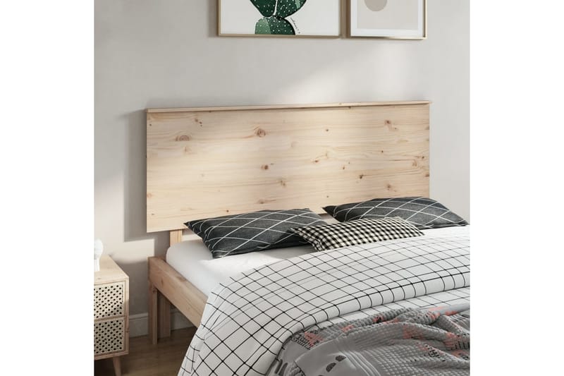 Sängynpääty 164x6x82,5 cm täysi mänty - Ruskea - Huonekalut - Sänky - Sängyn lisävarusteet & sängynpäädyt - Sängynpääty