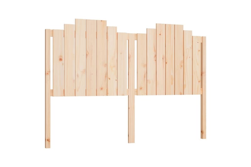 Sängynpääty 166x4x110 cm täysi mänty - Ruskea - Huonekalut - Sänky - Sängyn lisävarusteet & sängynpäädyt - Sängynpääty