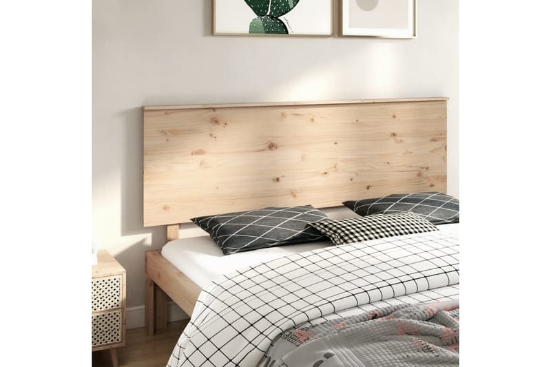 Sängynpääty 184x6x82,5 cm täysi mänty - Ruskea - Huonekalut - Sänky - Sängyn lisävarusteet & sängynpäädyt - Sängynpääty