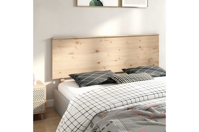 Sängynpääty 184x6x82,5 cm täysi mänty - Ruskea - Huonekalut - Sänky - Sängyn lisävarusteet & sängynpäädyt - Sängynpääty