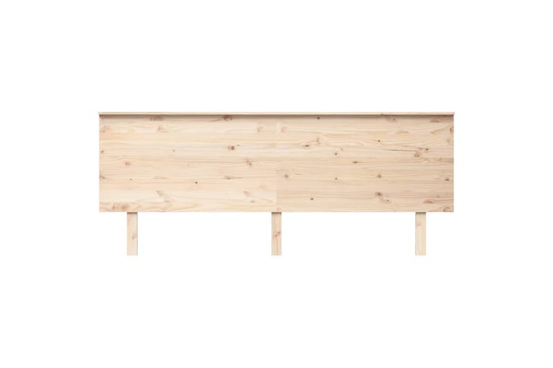 Sängynpääty 204x6x82,5 cm täysi mänty - Ruskea - Huonekalut - Sänky - Sängyn lisävarusteet & sängynpäädyt - Sängynpääty