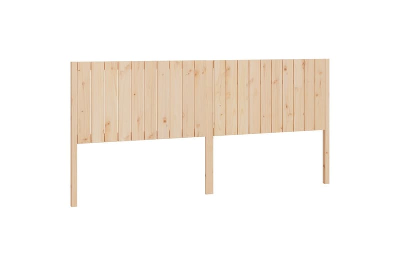 Sängynpääty 205,5x4x100 cm täysi mänty - Ruskea - Huonekalut - Sänky - Sängyn lisävarusteet & sängynpäädyt - Sängynpääty