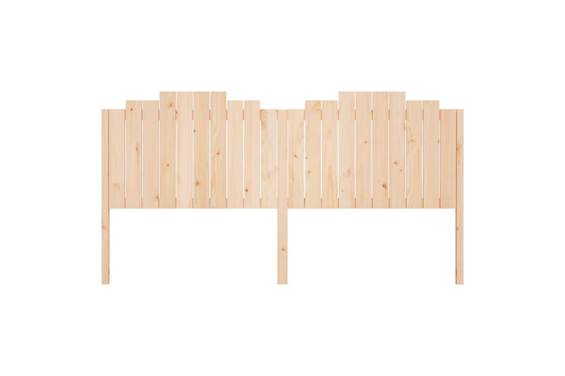 Sängynpääty 206x4x110 cm täysi mänty - Ruskea - Huonekalut - Sänky - Sängyn lisävarusteet & sängynpäädyt - Sängynpääty