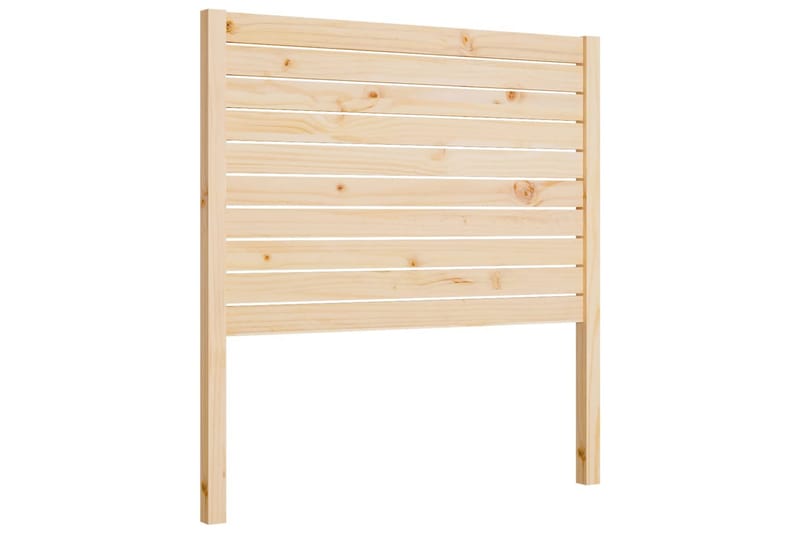 Sängynpääty 81x4x100 cm täysi mänty - Ruskea - Huonekalut - Sänky - Sängyn lisävarusteet & sängynpäädyt - Sängynpääty