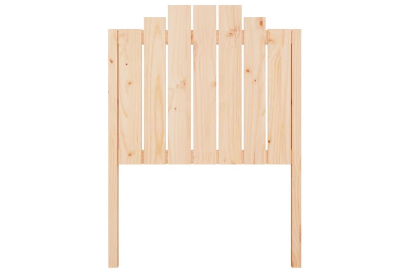 Sängynpääty 81x4x110 cm täysi mänty - Ruskea - Huonekalut - Sänky - Sängyn lisävarusteet & sängynpäädyt - Sängynpääty