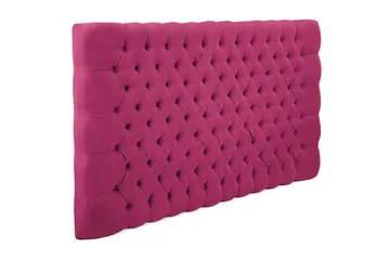 Jenkkisänky Celine 210x210 Sametti Memory Kova/Medium - Roosa - Huonekalut - Sänky - Sängyn lisävarusteet & sängynpäädyt - Sängynpääty