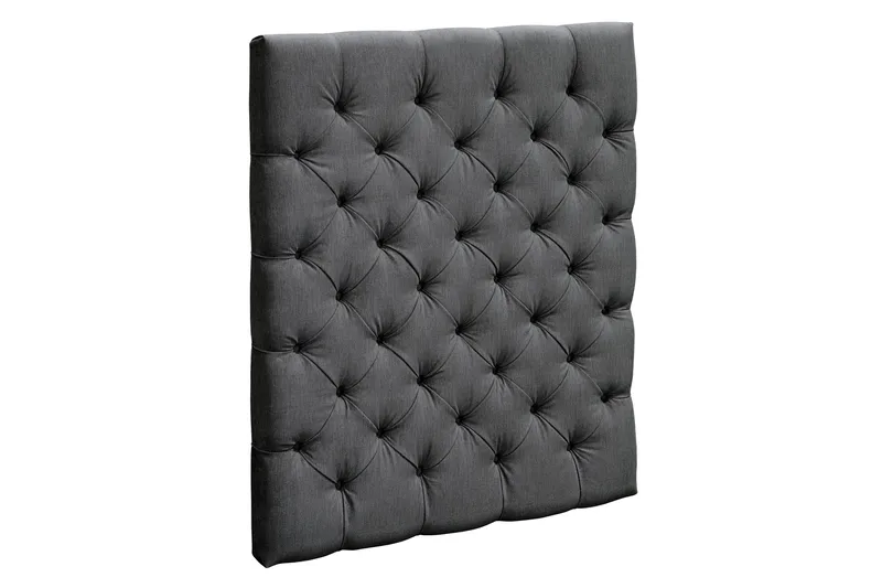Sängynpääty Joluma 105 cm Napit - Tummanharmaa - Huonekalut - Sänky - Sängyn lisävarusteet & sängynpäädyt - Sängynpääty