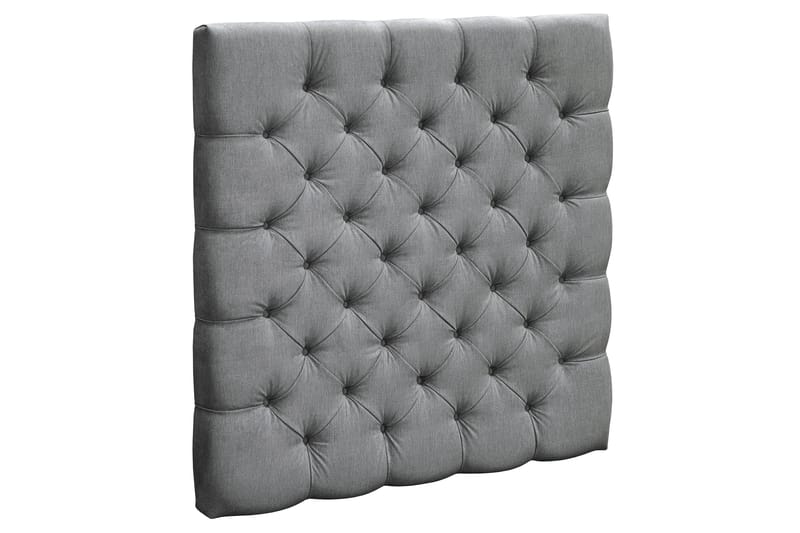 Sängynpääty Joluma 140 cm Napit - Harmaa - Huonekalut - Sänky - Sängyn lisävarusteet & sängynpäädyt - Sängynpääty