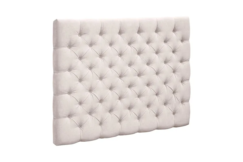 Sängynpääty Joluma 160 cm Napit, Vaaleanbeige