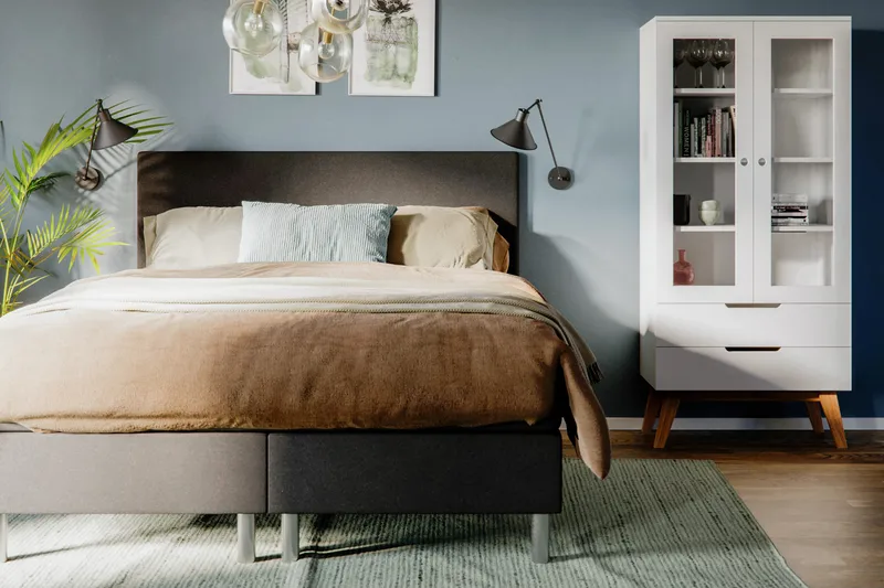 Pääpääty Lago - Musta - Huonekalut - Sänky - Sängyn lisävarusteet & sängynpäädyt - Sängynpääty