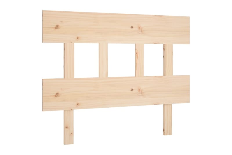 Sängynpääty 103,5x3x81 cm täysi mänty - Ruskea - Huonekalut - Sänky - Sängyn lisävarusteet & sängynpäädyt - Sängynpääty