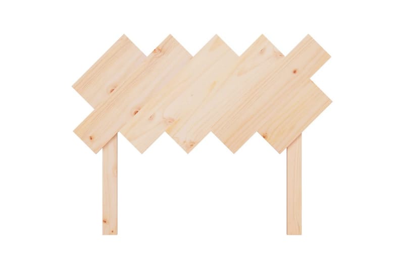 Sängynpääty 104x3x80,5 cm täysi mänty - Ruskea - Huonekalut - Sänky - Sängyn lisävarusteet & sängynpäädyt - Sängynpääty