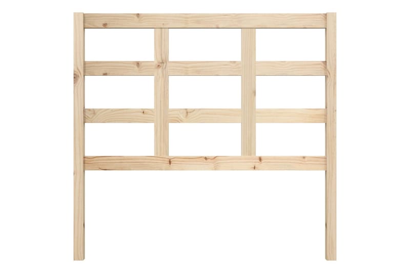 Sängynpääty 105,5x4x100 cm täysi mänty - Ruskea - Huonekalut - Sänky - Sängyn lisävarusteet & sängynpäädyt - Sängynpääty