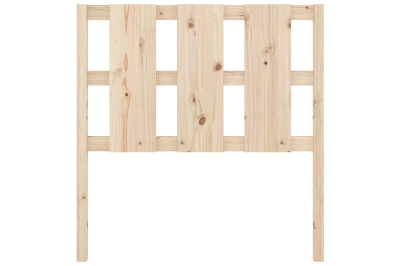Sängynpääty 105,5x4x100 cm täysi mänty - Ruskea - Huonekalut - Sänky - Sängyn lisävarusteet & sängynpäädyt - Sängynpääty