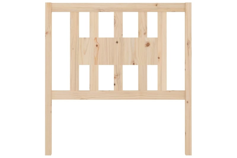 Sängynpääty 106x4x100 cm täysi mänty - Ruskea - Huonekalut - Sänky - Sängyn lisävarusteet & sängynpäädyt - Sängynpääty