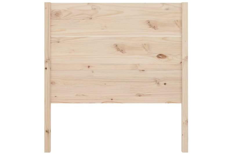 Sängynpääty 106x4x100 cm täysi mänty - Ruskea - Huonekalut - Sänky - Sängyn lisävarusteet & sängynpäädyt - Sängynpääty