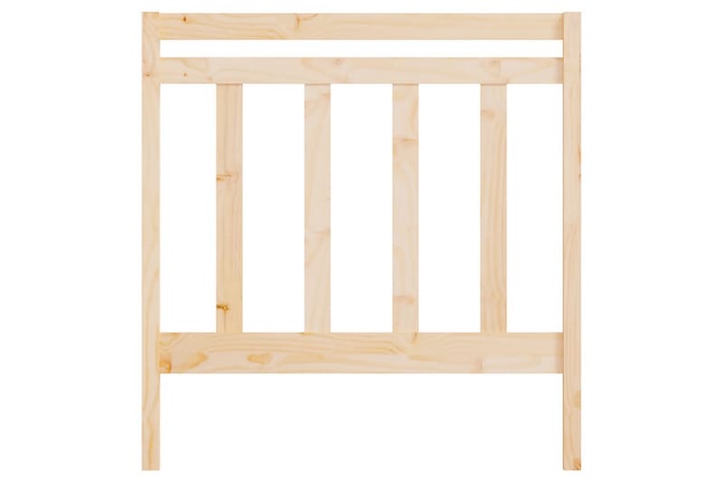 Sängynpääty 106x4x100 cm täysi mänty - Ruskea - Huonekalut - Sänky - Sängyn lisävarusteet & sängynpäädyt - Sängynpääty
