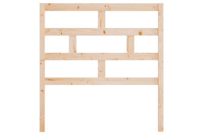 Sängynpääty 106x4x100 cm täysi mänty - Ruskea - Huonekalut - Sänky - Sängyn lisävarusteet & sängynpäädyt - Sängynpääty