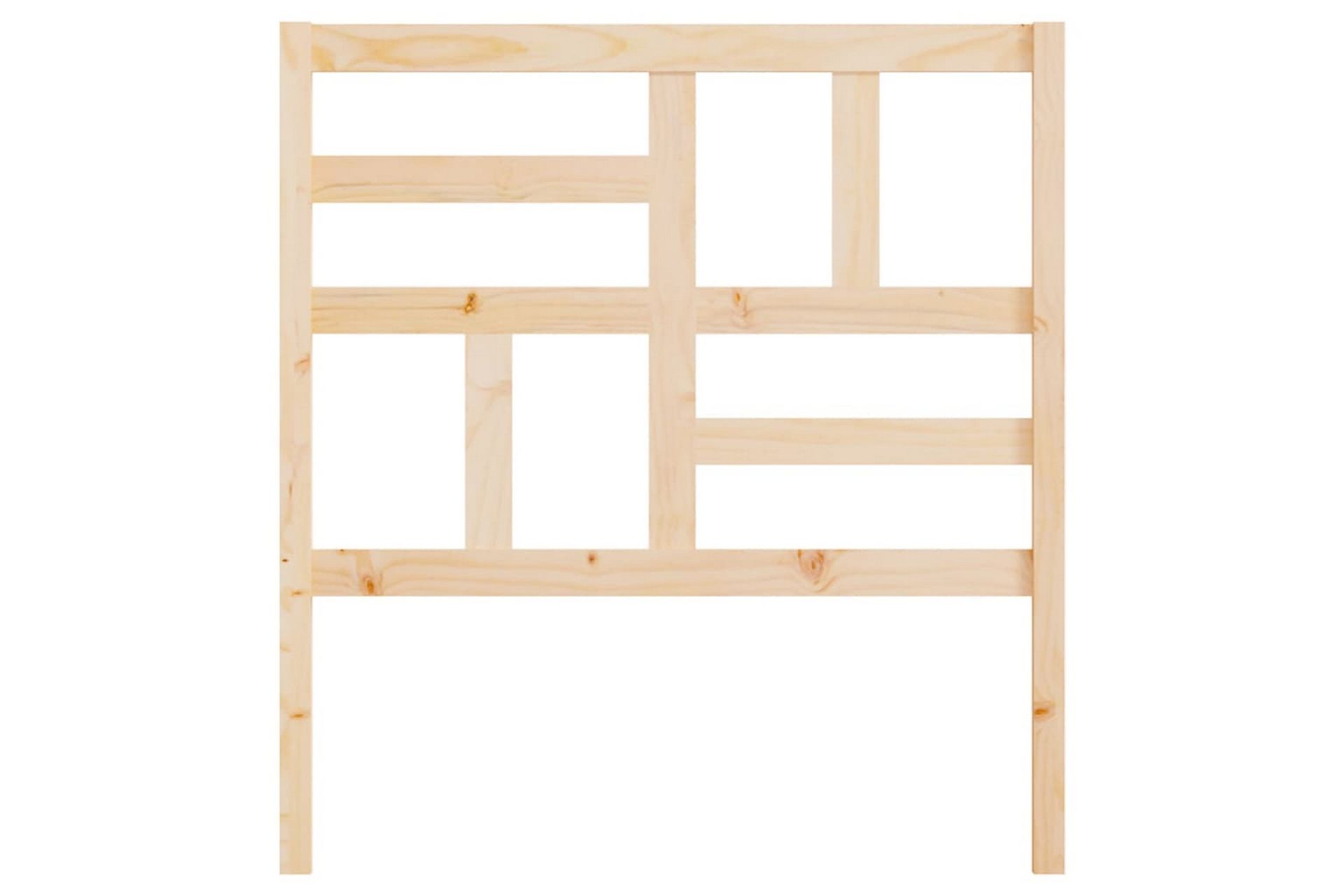 Sängynpääty 106x4x104 cm täysi mänty - Ruskea - Huonekalut - Sänky - Sängyn lisävarusteet & sängynpäädyt - Sängynpääty