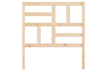 Sängynpääty 106x4x104 cm täysi mänty - Ruskea - Huonekalut - Sänky - Sängyn lisävarusteet & sängynpäädyt - Sängynpääty