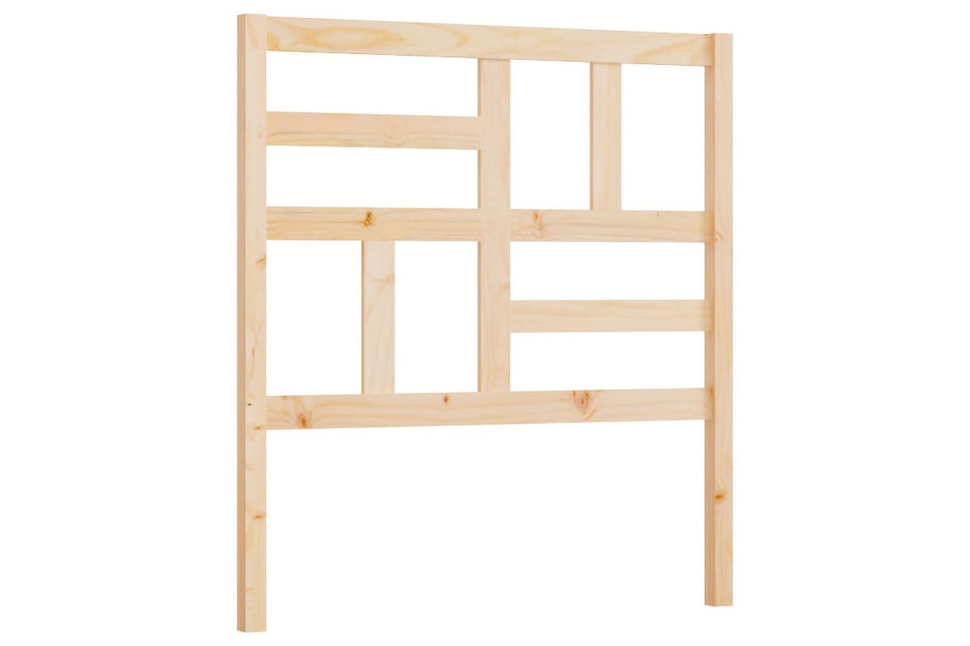 Sängynpääty 106x4x104 cm täysi mänty - Ruskea - Huonekalut - Sänky - Sängyn lisävarusteet & sängynpäädyt - Sängynpääty