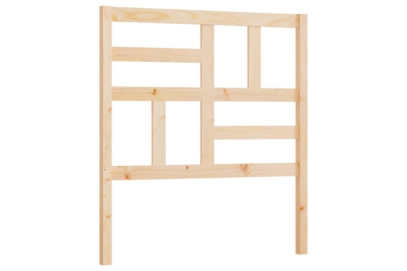 Sängynpääty 106x4x104 cm täysi mänty - Ruskea - Huonekalut - Sänky - Sängyn lisävarusteet & sängynpäädyt - Sängynpääty