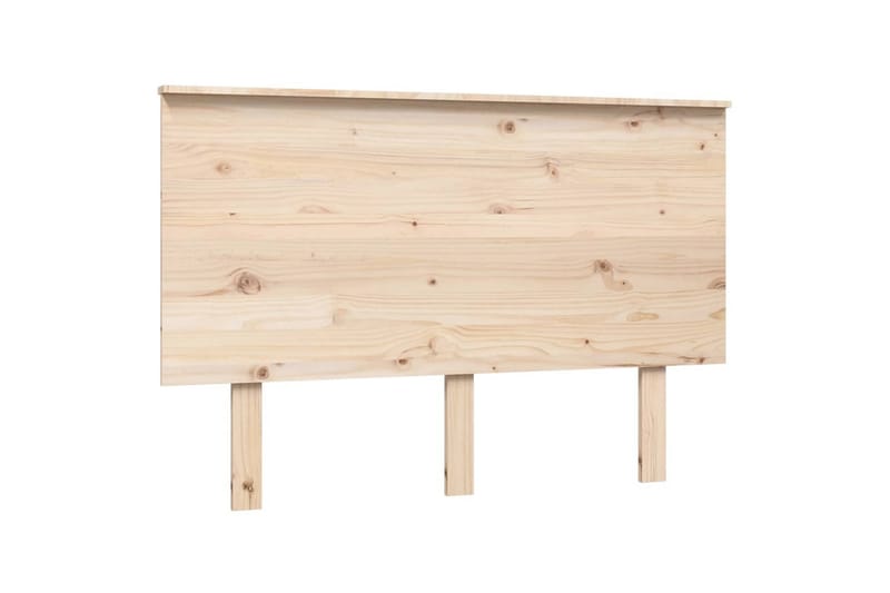 Sängynpääty 124x6x82,5 cm täysi mänty - Ruskea - Huonekalut - Sänky - Sängyn lisävarusteet & sängynpäädyt - Sängynpääty