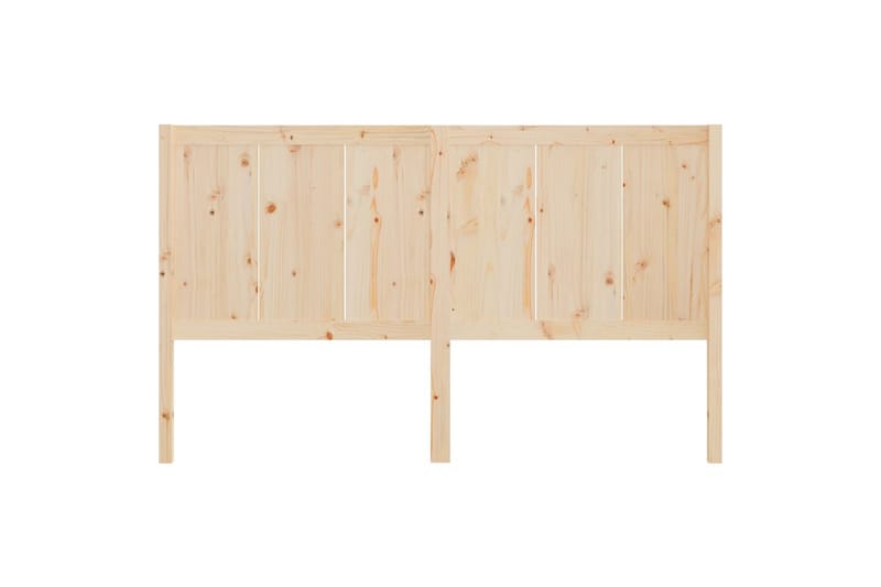 Sängynpääty 125,5x4x100 cm täysi mänty - Ruskea - Huonekalut - Sänky - Sängyn lisävarusteet & sängynpäädyt - Sängynpääty