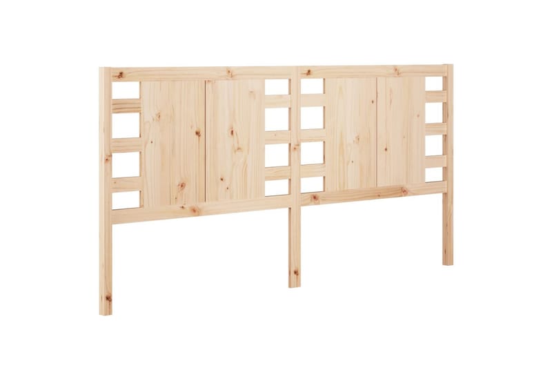Sängynpääty 126x4x100 cm täysi mänty - Ruskea - Huonekalut - Sänky - Sängyn lisävarusteet & sängynpäädyt - Sängynpääty