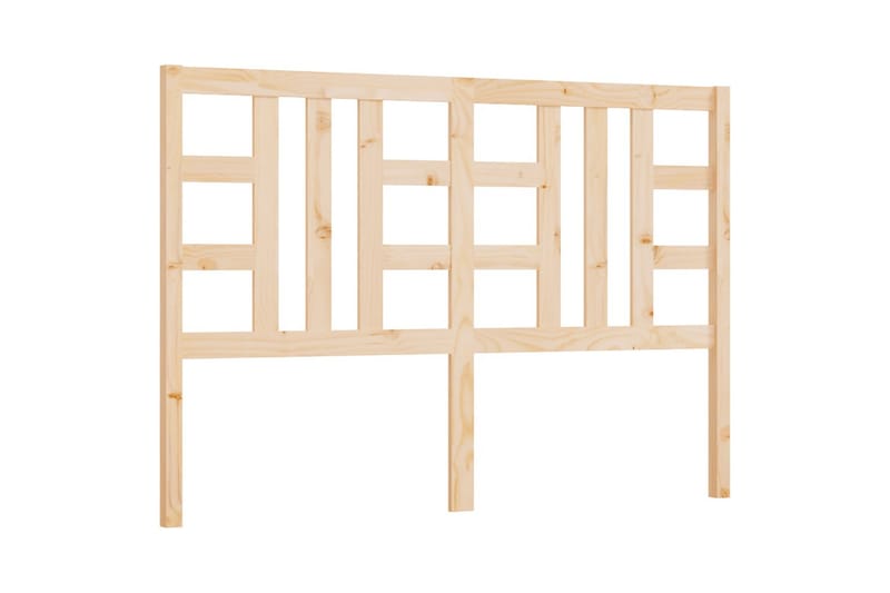 Sängynpääty 126x4x100 cm täysi mänty - Ruskea - Huonekalut - Sänky - Sängyn lisävarusteet & sängynpäädyt - Sängynpääty