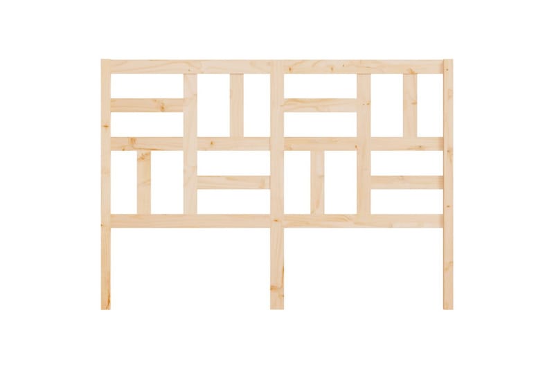 Sängynpääty 126x4x104 cm täysi mänty - Ruskea - Huonekalut - Sänky - Sängyn lisävarusteet & sängynpäädyt - Sängynpääty