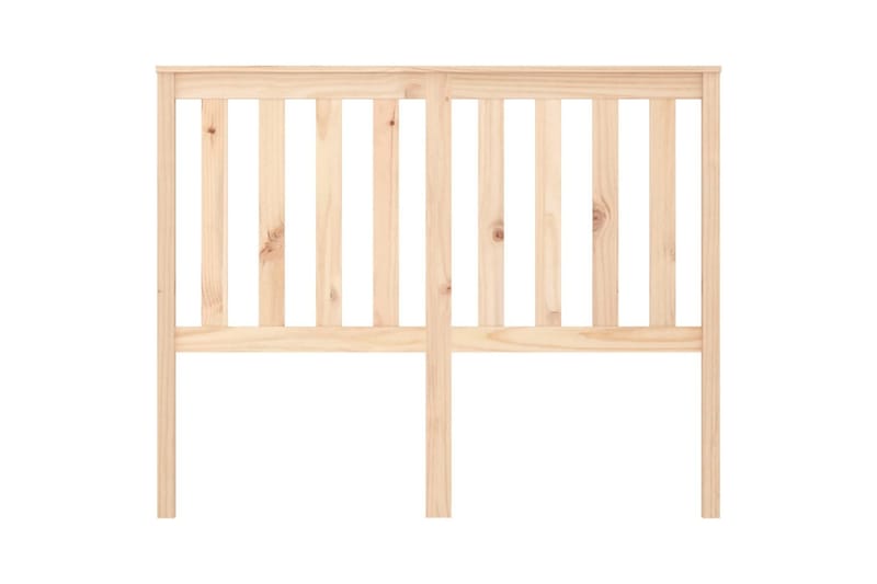 Sängynpääty 126x6x101 cm täysi mänty - Ruskea - Huonekalut - Sänky - Sängyn lisävarusteet & sängynpäädyt - Sängynpääty