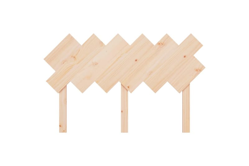 Sängynpääty 132x3x81 cm täysi mänty - Ruskea - Huonekalut - Sänky - Sängyn lisävarusteet & sängynpäädyt - Sängynpääty