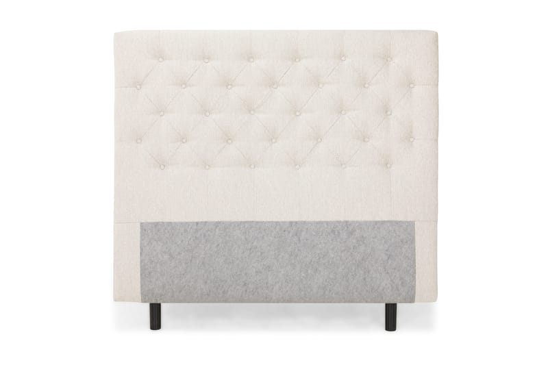 Sängynpääty 140 cm Nappitoppaus - Beige - Huonekalut - Sänky - Sängyn lisävarusteet & sängynpäädyt - Sängynpääty