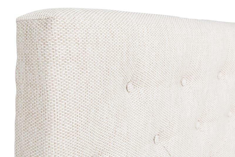 Sängynpääty 140 cm Nappitoppaus - Beige - Huonekalut - Sänky - Sängyn lisävarusteet & sängynpäädyt - Sängynpääty