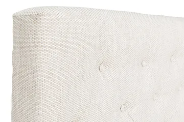 Sängynpääty 140 cm Nappitoppaus - Beige - Huonekalut - Sänky - Sängyn lisävarusteet & sängynpäädyt - Sängynpääty