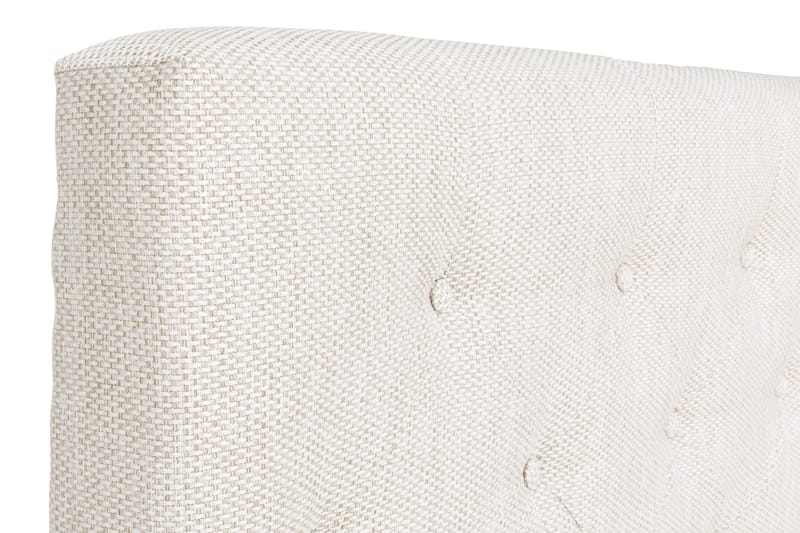 Sängynpääty 140 cm Nappitoppaus - Beige - Huonekalut - Sänky - Sängyn lisävarusteet & sängynpäädyt - Sängynpääty