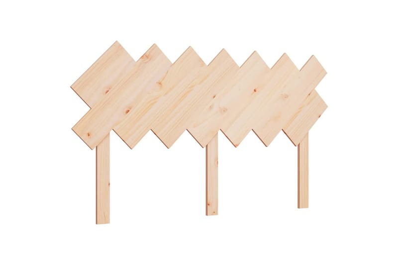 Sängynpääty 141x3x80,5 cm täysi mänty - Ruskea - Huonekalut - Sänky - Sängyn lis�ävarusteet & sängynpäädyt - Sängynpääty