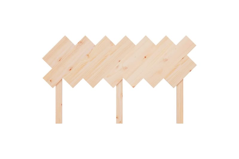 Sängynpääty 141x3x80,5 cm täysi mänty - Ruskea - Huonekalut - Sänky - Sängyn lisävarusteet & sängynpäädyt - Sängynpääty
