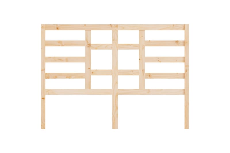 Sängynpääty 141x4x104 cm täysi mänty - Ruskea - Huonekalut - Sänky - Sängyn lisävarusteet & sängynpäädyt - Sängynpääty