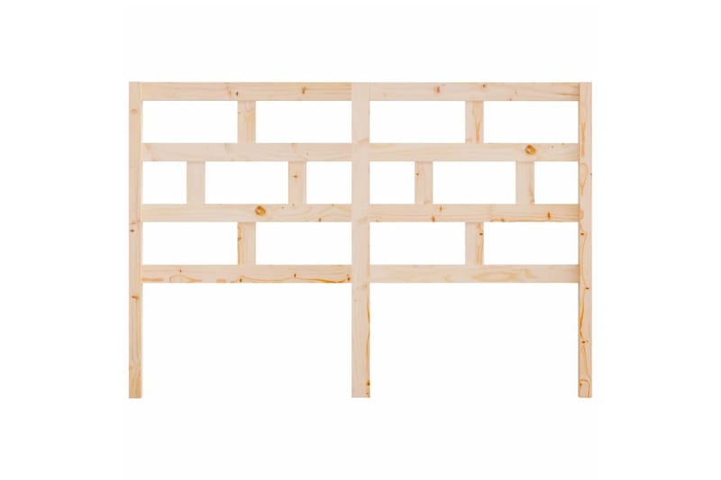 Sängynpääty 146x4x100 cm täysi mänty - Ruskea - Huonekalut - Sänky - Sängyn lisävarusteet & sängynpäädyt - Sängynpääty