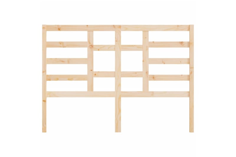 Sängynpääty 146x4x104 cm täysi mänty - Ruskea - Huonekalut - Sänky - Sängyn lisävarusteet & sängynpäädyt - Sängynpääty