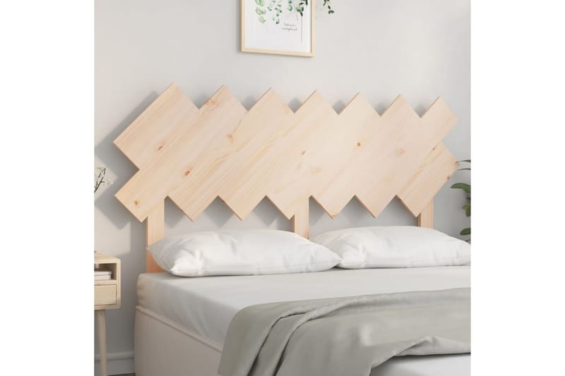 Sängynpääty 151,5x3x81 cm täysi mänty - Ruskea - Huonekalut - Sänky - Sängyn lisävarusteet & sängynpäädyt - Sängynpääty