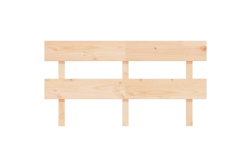 Sängynpääty 154x3x81 cm täysi mänty - Ruskea - Huonekalut - Sänky - Sängyn lisävarusteet & sängynpäädyt - Sängynpääty
